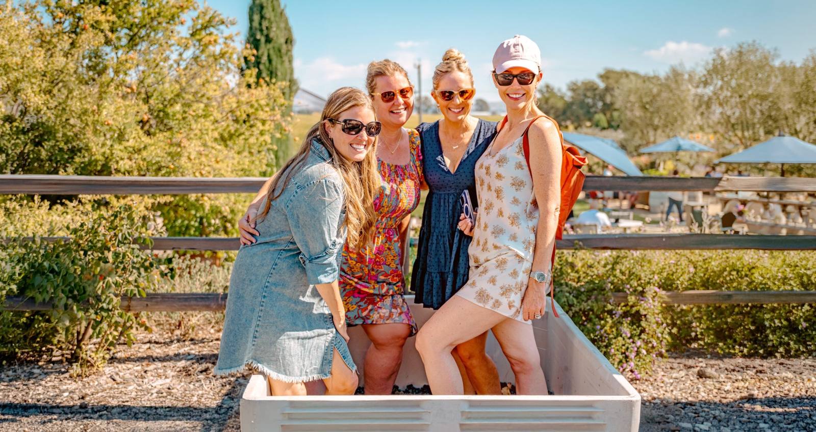 The barefoot grape stomp at Bouchaine’s Crush Party
