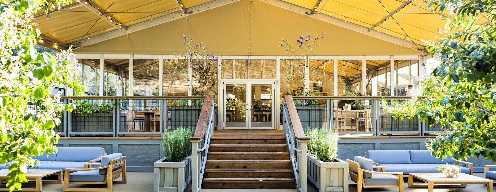 The facade of Forum at Meadowood Napa Valley