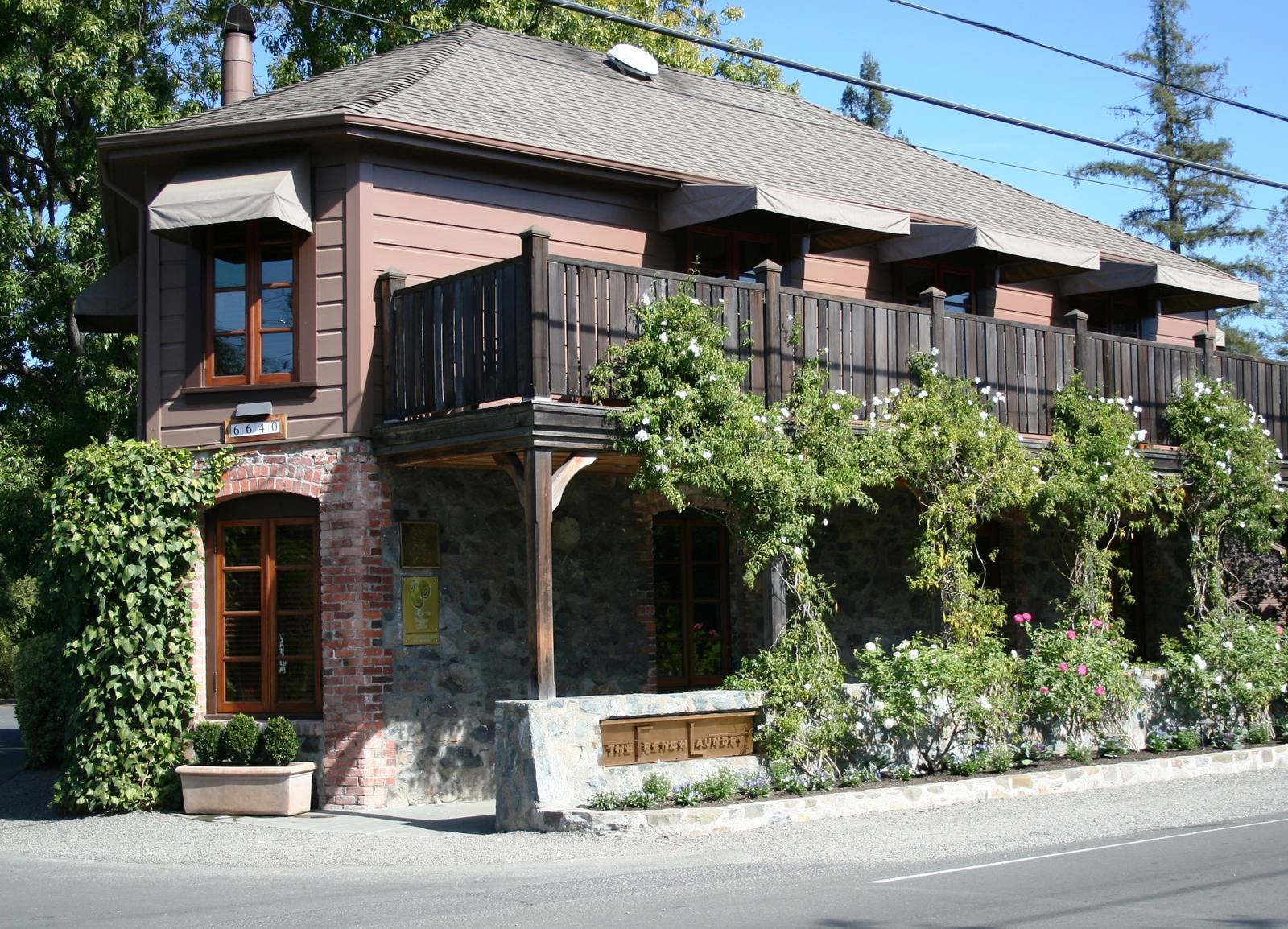 The French Laundry restaurant in Yountville